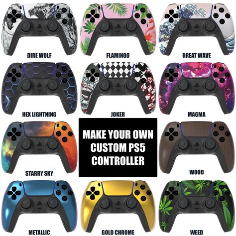 Make Your Own PS5 Custom Controller Mix and Match Your Playstation 5 ...