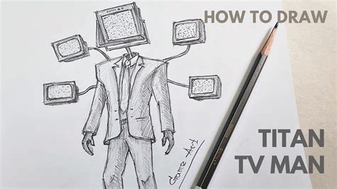 Skibidi Toilet How to draw 😤😤 BIG TV-MAN 📺📺 - YouTube