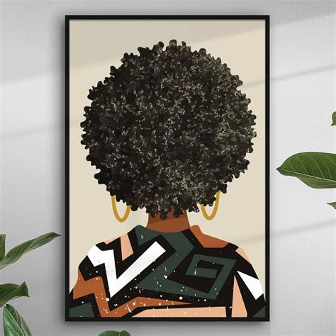 African American Art, Black Woman Art, Natural Hair, Feminist Art ...