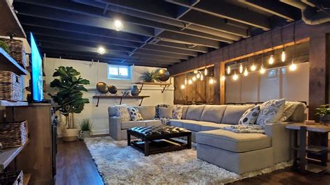 Need More Space? Freshen Up Your Unfinished Basement on the Cheap ...