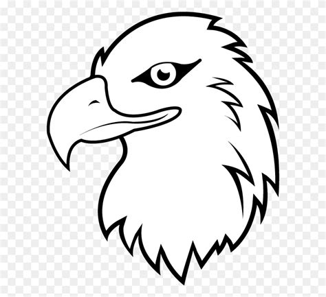 Eagle Head Clipart Black And White Vector Clip Art Images - Eagle ...