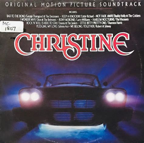 Christine (Original Motion Picture Soundtrack) (1983, Vinyl) | Discogs