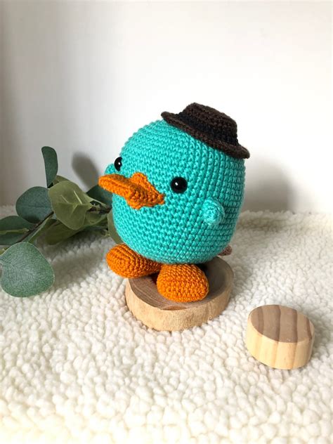 Perry the Platypus Crochet Amigurumi Toy for Child - Etsy