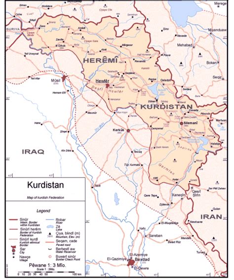 Kurdistan Maps