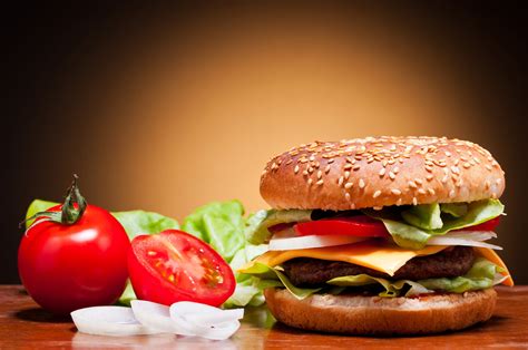 Tomato and burger bun, food, tomatoes, hamburgers, salad HD wallpaper ...