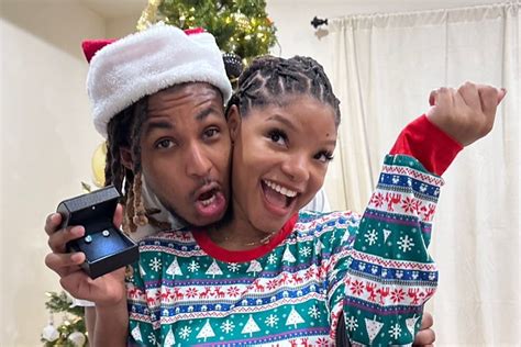 Halle Bailey and DDG Christmas Video Stirs Rumors She Gave Birth ...