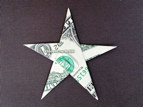 STAR Money Origami Art Dollar Bill Cash Sculptors Bank Note Handmade ...