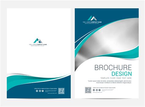 Brochure Layout template, cover design background 557024 Vector Art at ...