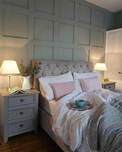 Easy way to create wood paneling - End of the Row | Wall panels bedroom ...