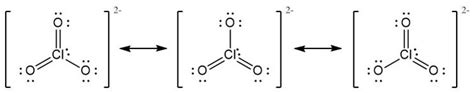 Write a Lewis structure for ClO$_3$ $^{-}$ ion. | Quizlet