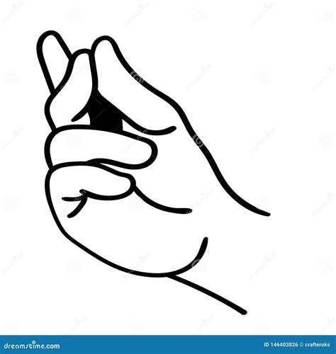 Finger Snap Icon In Comic Style. Fingers Expression Vector Cartoon ...