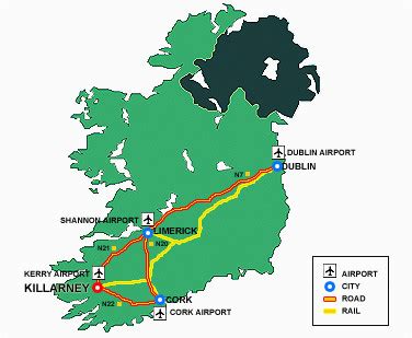 Map Of Killarney Ireland | secretmuseum