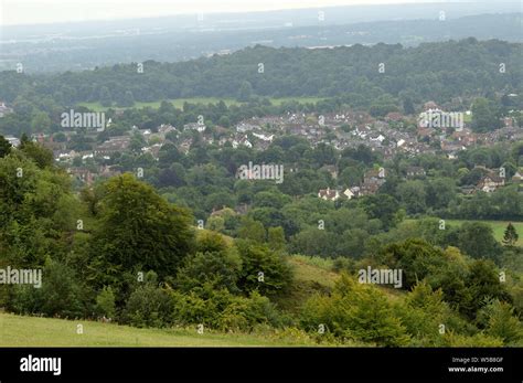 Views of Reigate from reigate hill Stock Photo - Alamy