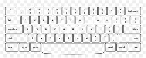 Ansi - Clip Art Computer Keyboard, HD Png Download - vhv