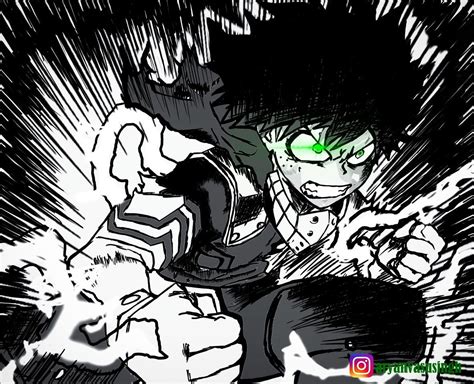 Deku angry