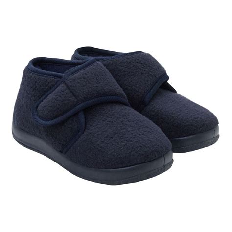 Young Original Junior Kids' Teddy Slippers Navy | The Warehouse