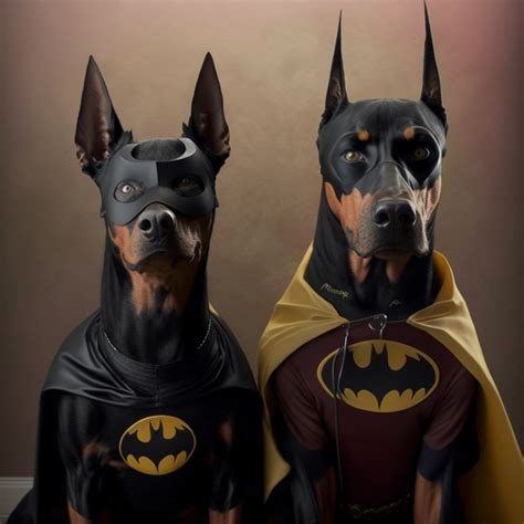 Arriba 70+ imagen doberman batman costume - Abzlocal.mx