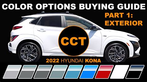 2022 Hyundai Kona - Exterior Color Options Buying Guide - YouTube