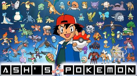 All of Ash's Pokemon List - My Otaku World