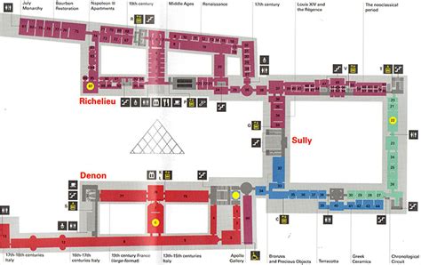 Map Of The Louvre Museum Map Of Museums Mapsthe | Images and Photos finder