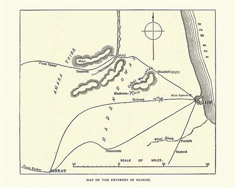 Map of the environs of Suakin, Sudan, Mahdist War Our beautiful Wall ...