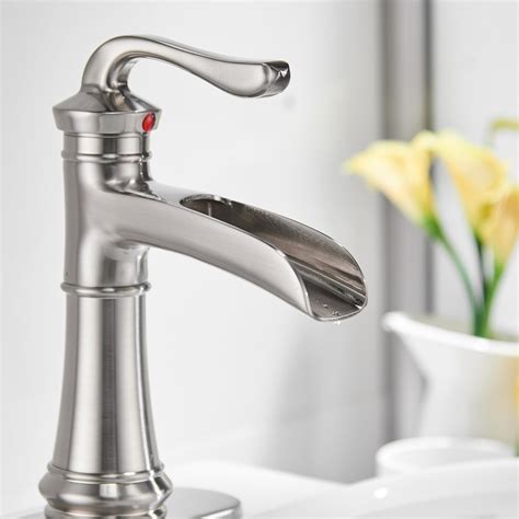 Bathroom Faucets Waterfall - Signature Hardware Melton Waterfall ...