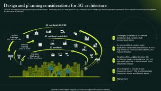 5G Network Technology Architecture Design And Planning Considerations ...