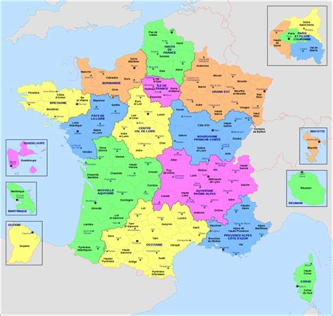 Map Of Regions In France - Emmy Norrie