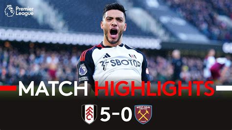 HIGHLIGHTS | Fulham 5-0 West Ham | A Week To Remember! 🤍 - YouTube