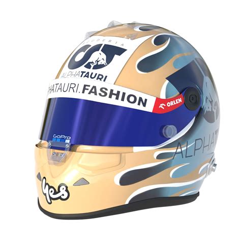 F1 Daniel Riccardo Helmet 2023 - 3D Model by Cactus3D