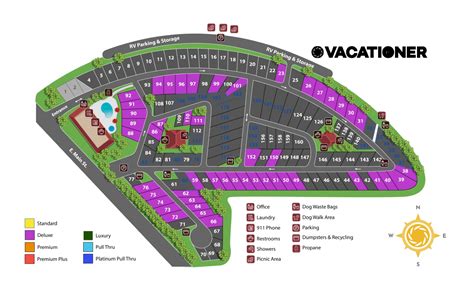 Resort Map - Vacationer RV Resort