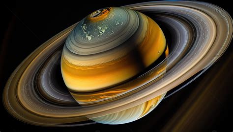 Saturn With It S Rings Taken By Nasa Background, Saturn Picture, Saturn ...