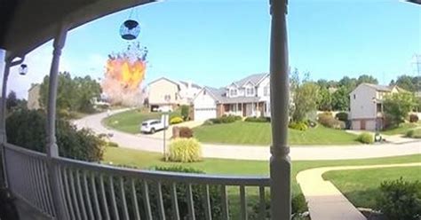 Plum explosion: Ring camera footage shows moment of massive house blast ...