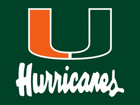 Miami Hurricanes Logo Wallpaper - WallpaperSafari