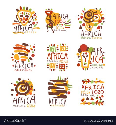 Africa logo original design travel to Royalty Free Vector