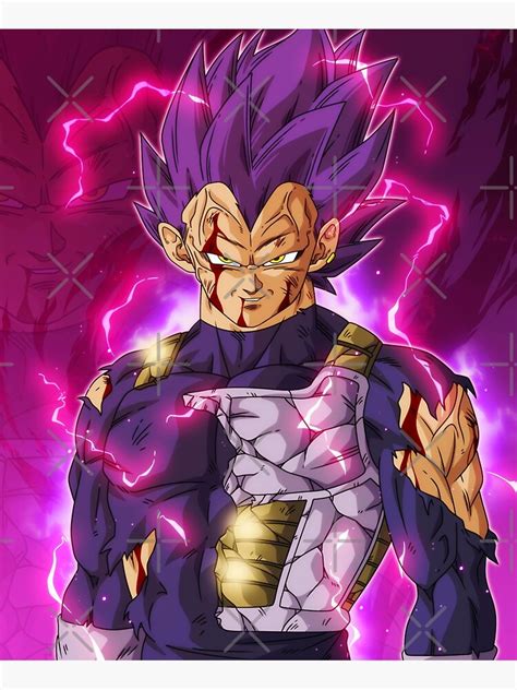 "Ultra Ego Vegeta - God of Destruction transformation" Poster by ...