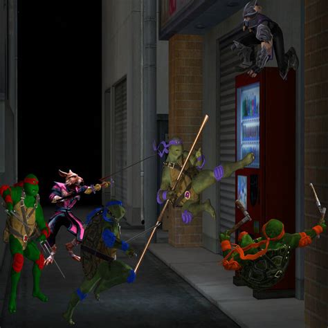 TMNT Turtles Vs Shredder by karl2db on DeviantArt