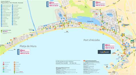 Port d'Alcúdia and Playa de Muro Map - Ontheworldmap.com