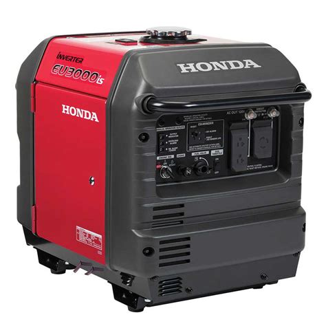 Honda EU3000IS1AG 3000W Gasoline Inverter Portable Generator w/ CO-MIN ...