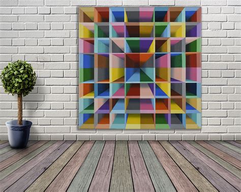 Modern Wall Art geometric Wall Art geometric Decor office | Etsy