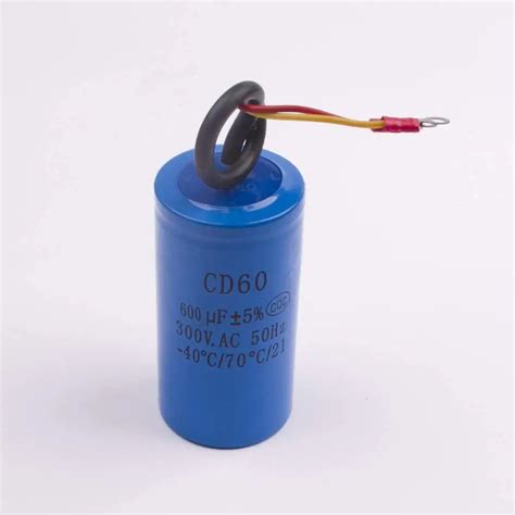 CD60 250uF Motor Start Capacitor AC 450V/300V/250V 50/60Hz 2 Wire ...