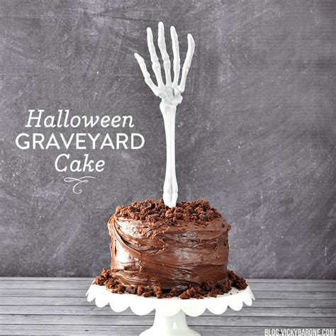 Halloween Graveyard Cake - Vicky Barone