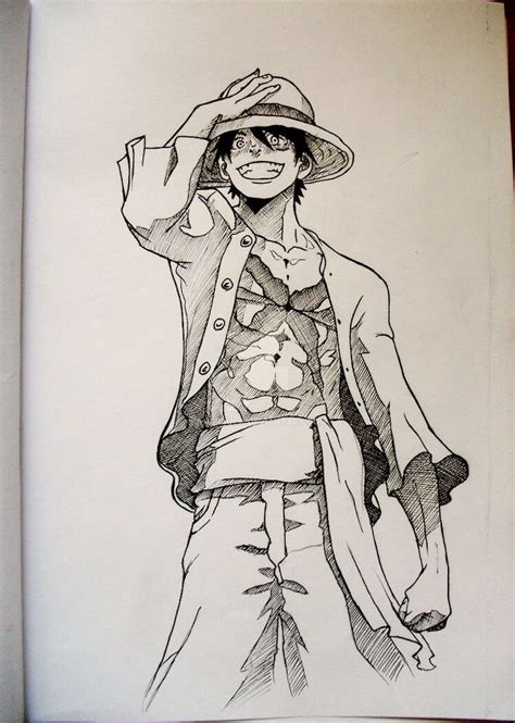 LUFFY DESSIN | Manga anime one piece, One piece manga, One piece tattoos