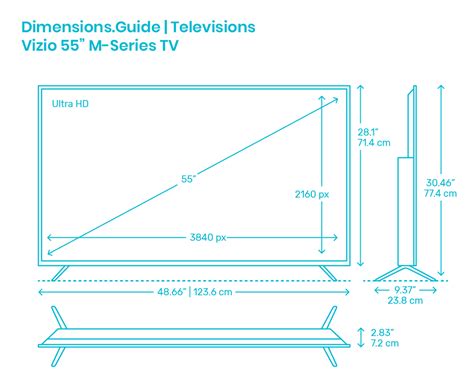 Samsung Tv Dimensions Chart