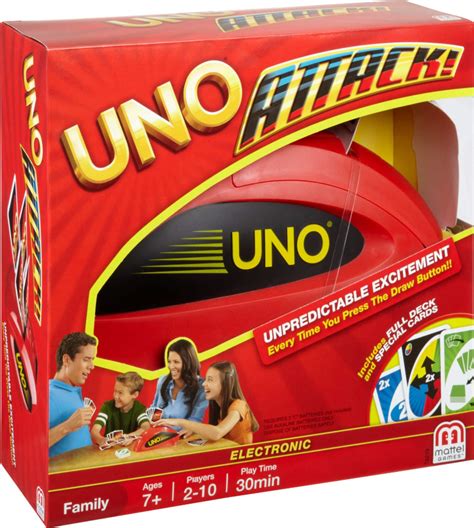 Mattel UNO ATTACK! Game Red T8219 - Best Buy