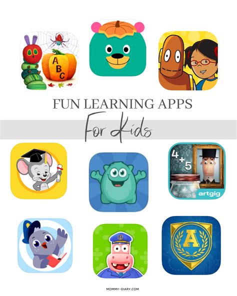 10 Fun Learning Apps for Kids | Mommy Diary ® - Lifestyle Blog