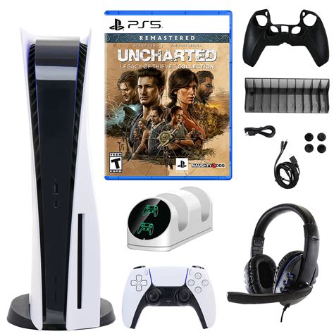 Sony PlayStation 5 Core with Uncharted Legacy and Accessories Kit (PS5 ...