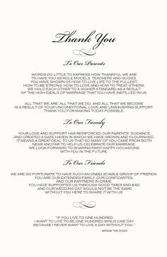 Vote Of Thanks Speech For Wedding