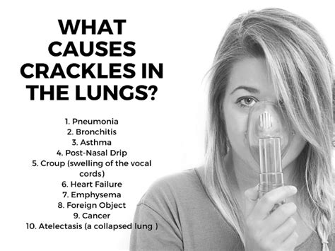 What causes lung crackles?