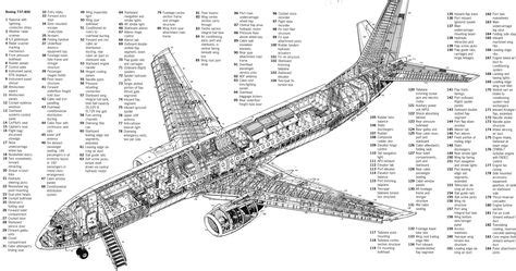 Boeing 737-800 cutaway | Fraque, Imagens de avião, Aviação